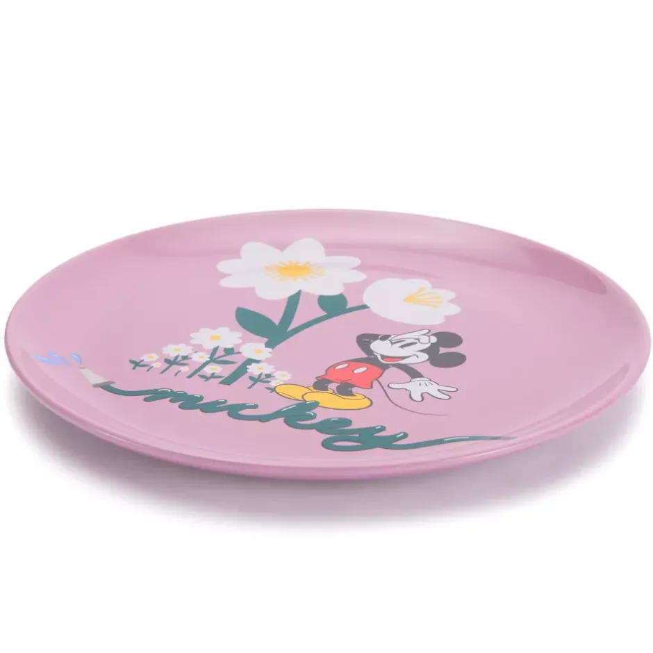 New Assiette Mickey à fleurs Cuisine