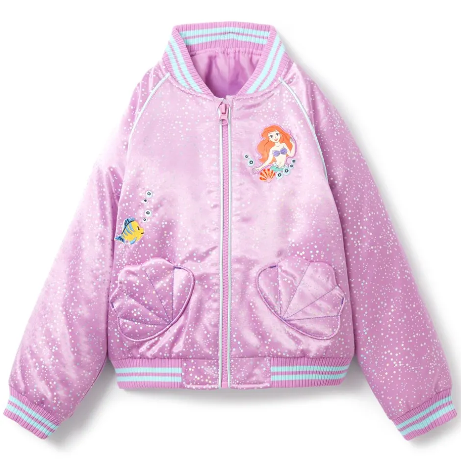 New Blouson pour enfants style universitaire La Petite Sirène Enfant Vêtements Pour Enfant