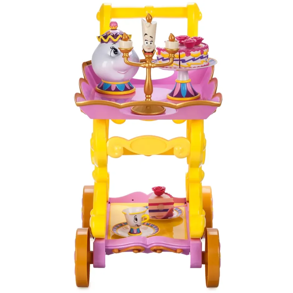 Chariot à thé Belle qui chante "Be our guest", La Belle et la Bête Jeux Imaginatifs