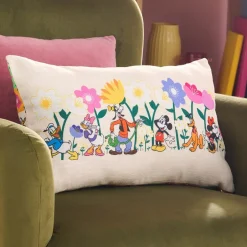 Best Coussin Mickey et ses amis à fleurs Ameublement|Accessoires De Décoration Disney