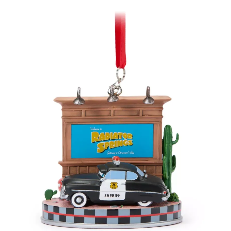 New Décoration Sheriff et Flash McQueen, Disney Pixar Cars Ornements