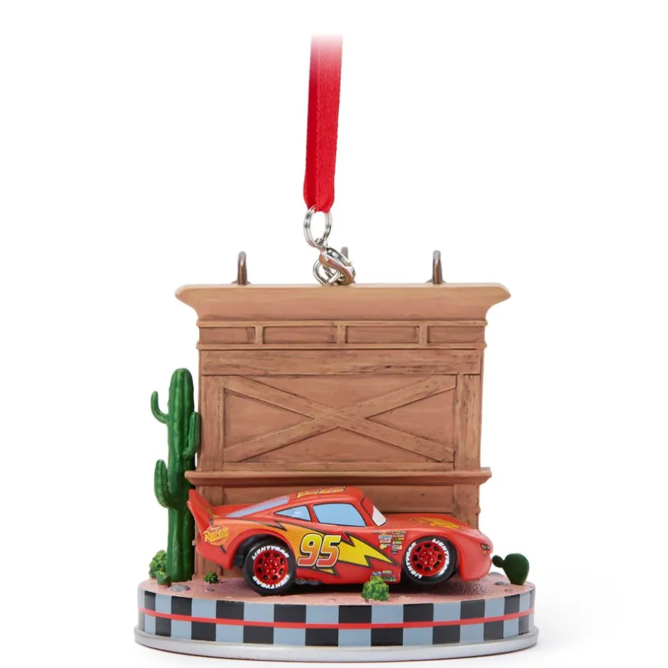 New Décoration Sheriff et Flash McQueen, Disney Pixar Cars Ornements