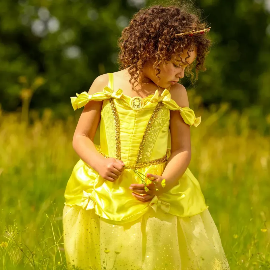 Hot Déguisement Belle pour enfants, La Belle et la Bête Enfant Déguisements Princesses Disney|Déguisements Pour Enfant