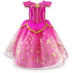 New Déguisement deluxe Aurore pour enfants, La Belle au Bois Dormant Enfant Déguisements Princesses Disney|Déguisements Pour Enfant