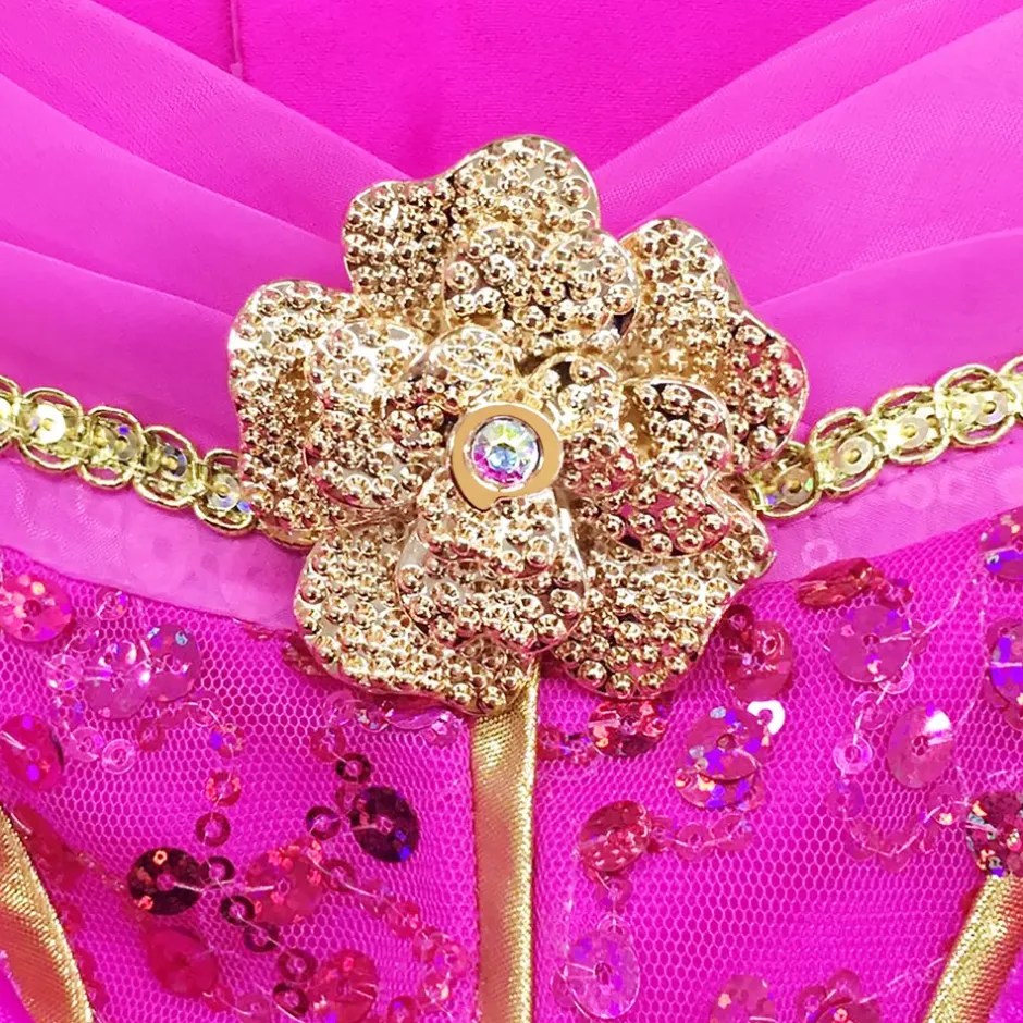 New Déguisement deluxe Aurore pour enfants, La Belle au Bois Dormant Enfant Déguisements Princesses Disney|Déguisements Pour Enfant