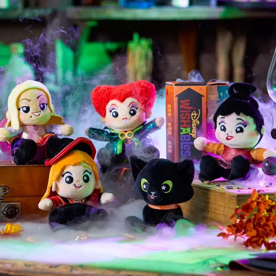 Sale Japon Mini peluche mystère Hocus Pocus Disney Wishables Shimmer Peluches