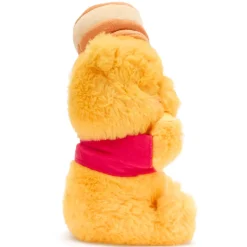 New Japon Peluche Winnie l'Ourson avec pot de miel sur la tête de taille moyenne, 30 cm Peluches