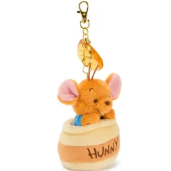 Hot Japon Porte-clés petite peluche Petit Gourou dans un pot de miel, Winnie l'Ourson, 14 cm Peluches
