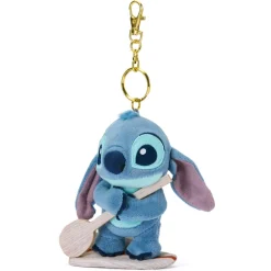Japon Porte-clés petite peluche Stitch sur un surf, Lilo & Stitch, 14 cm Peluches