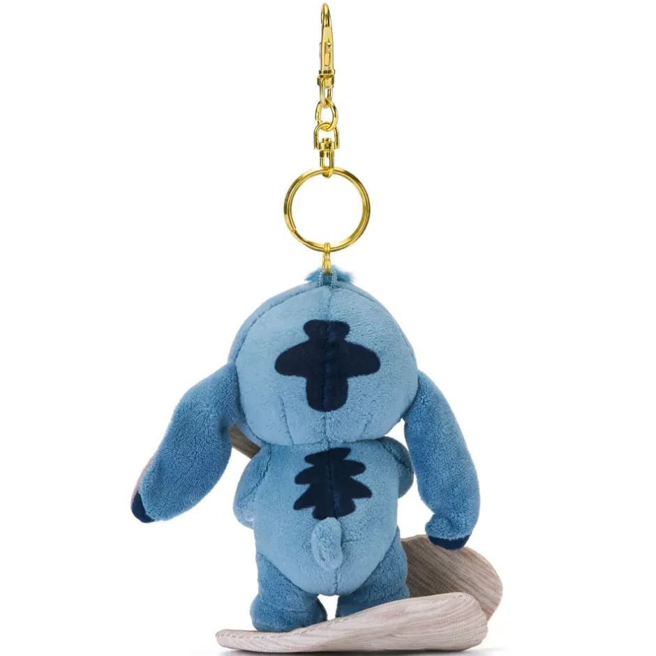 Japon Porte-clés petite peluche Stitch sur un surf, Lilo & Stitch, 14 cm Peluches