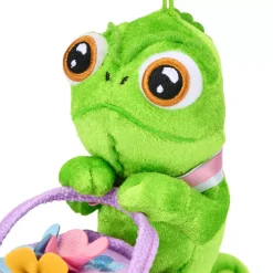 Japon Porte-clés petite peluche Pascal avec bouquet, Raiponce – 15,5 cm Peluches