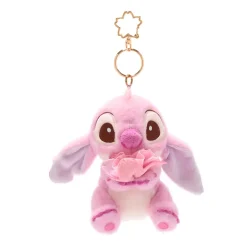 Best Japon Porte-clés petite peluche Stitch Sakura, Lilo & Stitch, 14 cm Peluches