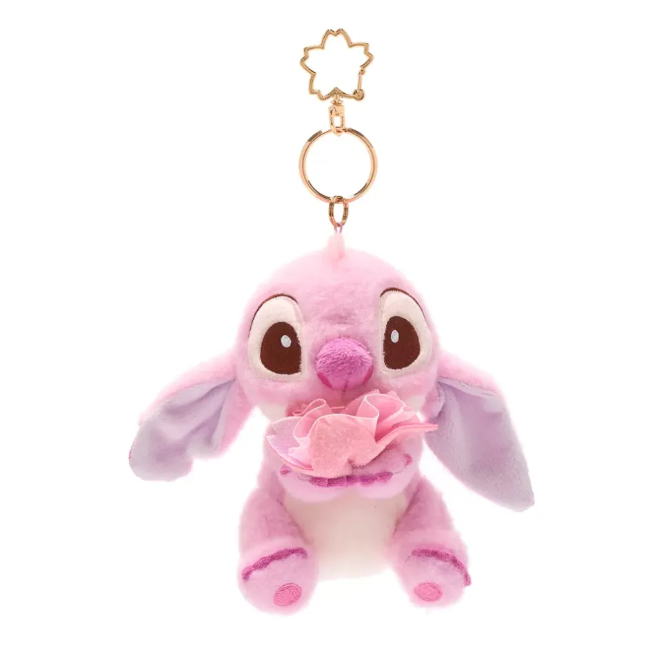 Best Japon Porte-clés petite peluche Stitch Sakura, Lilo & Stitch, 14 cm Peluches