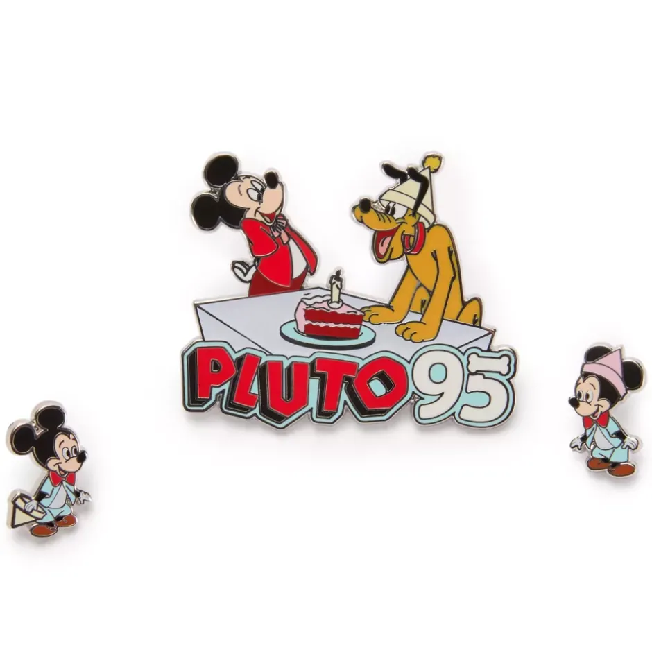 Outlet Ensemble de pin's 95e anniversaire de Pluto en édition limitée Pins