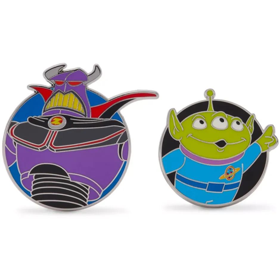 Ensemble de pin's Zurg et Alien, Toy Story 2 Pins