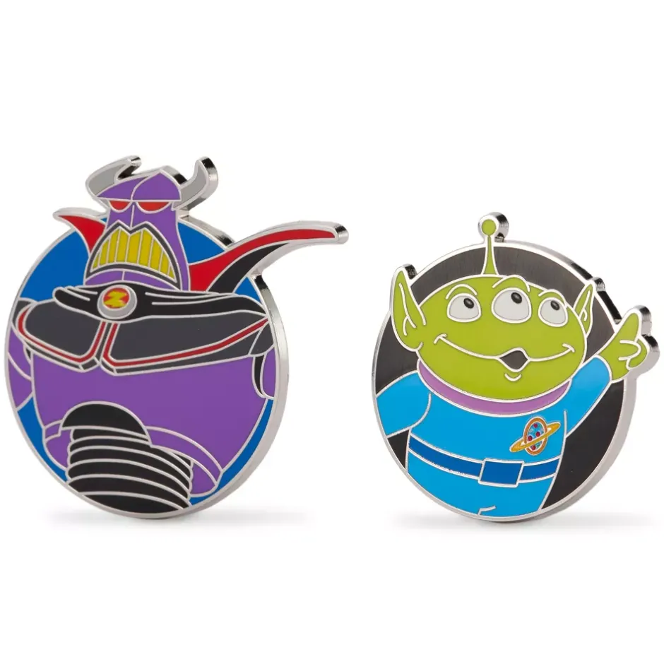 Ensemble de pin's Zurg et Alien, Toy Story 2 Pins