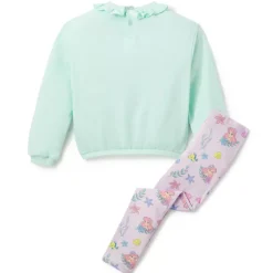 New Ensemble haut et legging La Petite Sirène pour enfants Enfant Vêtements Pour Enfant