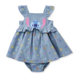 New Ensemble robe et culotte Stitch pour bébé Enfant Vêtements Pour Bébé