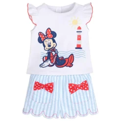 Clearance Ensemble t-shirt et short Minnie pour bébé Enfant Vêtements Pour Bébé