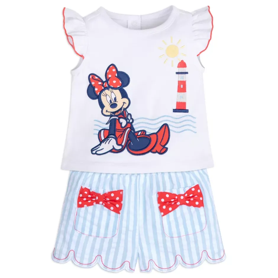 Clearance Ensemble t-shirt et short Minnie pour bébé Enfant Vêtements Pour Bébé