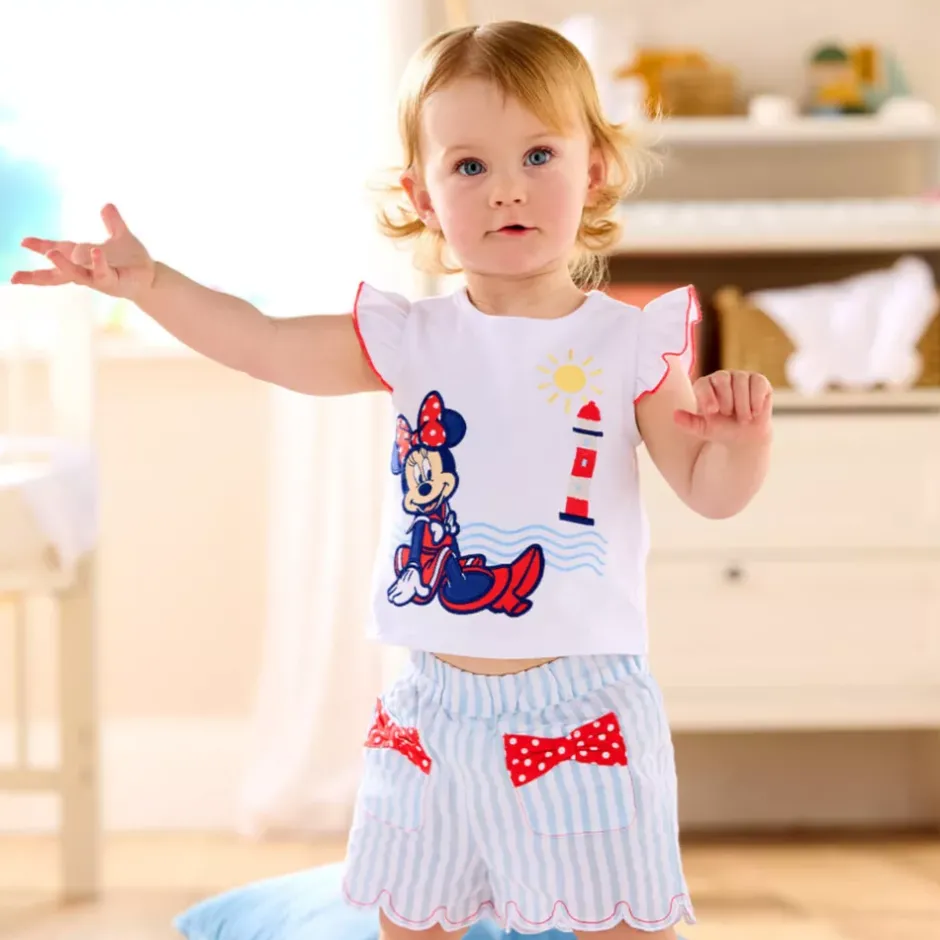 Clearance Ensemble t-shirt et short Minnie pour bébé Enfant Vêtements Pour Bébé
