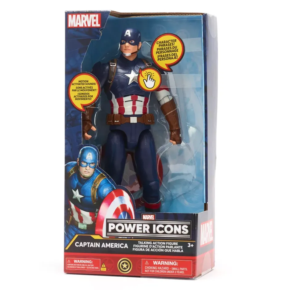 Best Figurine Captain America articulée et parlante - 25 cm Figurines