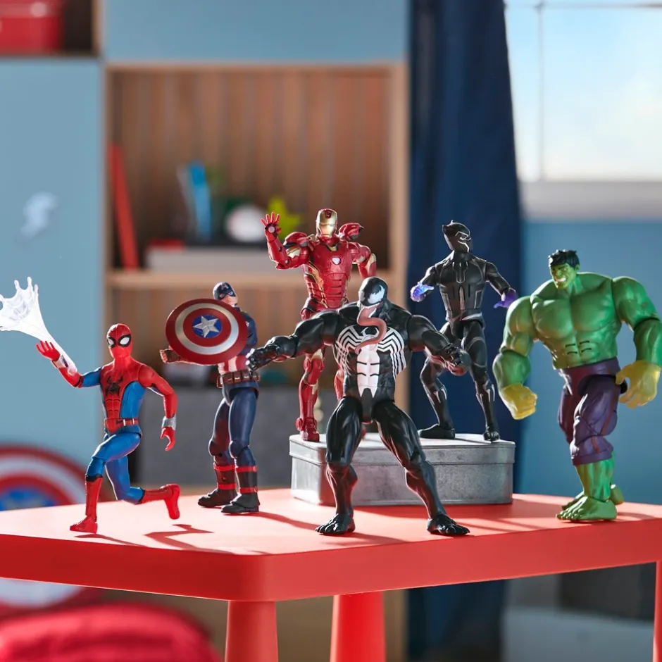 Best Figurine Captain America articulée et parlante - 25 cm Figurines