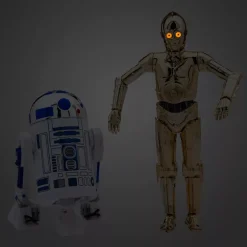 New Figurines articulées R2-D2 et C-3PO lumineuses et sonores, Star Wars Figurines