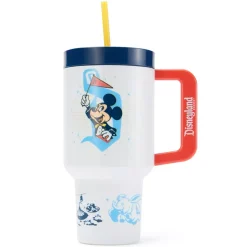 Best Gobelet avec paille Mickey Mouse et ses amis 70e anniversaire de Disneyland Resort Mugs, Tasses Et Gobelets