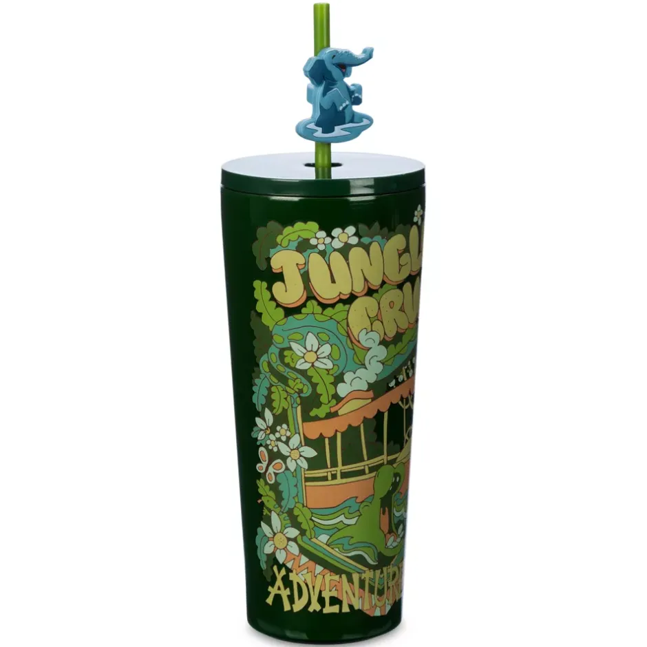 Gobelet Jungle Cruise en acier inoxydable avec paille Mugs, Tasses Et Gobelets