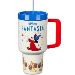 Online Gobelet Mickey l'apprenti sorcier avec paille, Fantasia Mugs, Tasses Et Gobelets