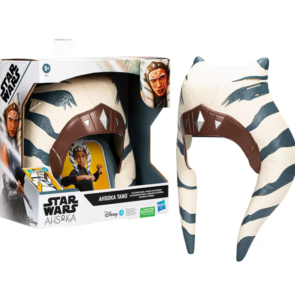 New Hasbro Masque Ahsoka Tano électronique, Star Wars Enfant Accessoires De Déguisement Pour Enfant|Jeux Imaginatifs