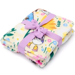 Outlet Jeté Mickey et ses amis en polaire à fleurs Accessoires De Décoration Disney|Ameublement