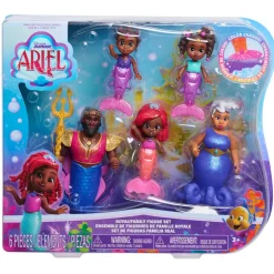 Just Play Ensemble de figurines Famille royale, Ariel sur Disney Junior Figurines Et Univers