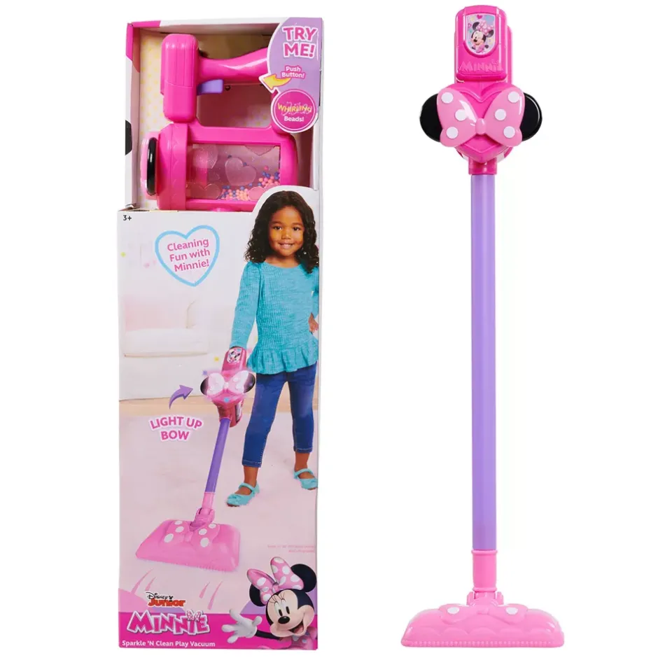Clearance Just Play Jouet aspirateur Sparkle 'N Clean Minnie Jeux Imaginatifs