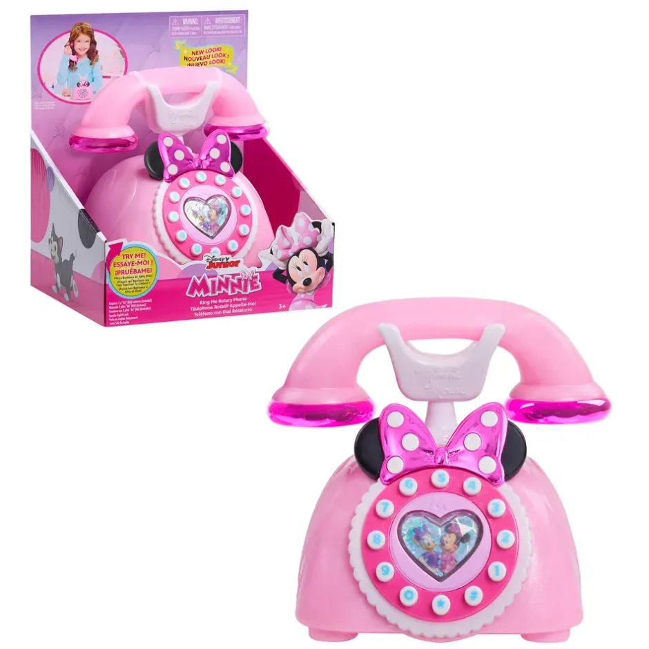 Hot Just Play Téléphone rotatif Appelle-moi Minnie Jeux Imaginatifs