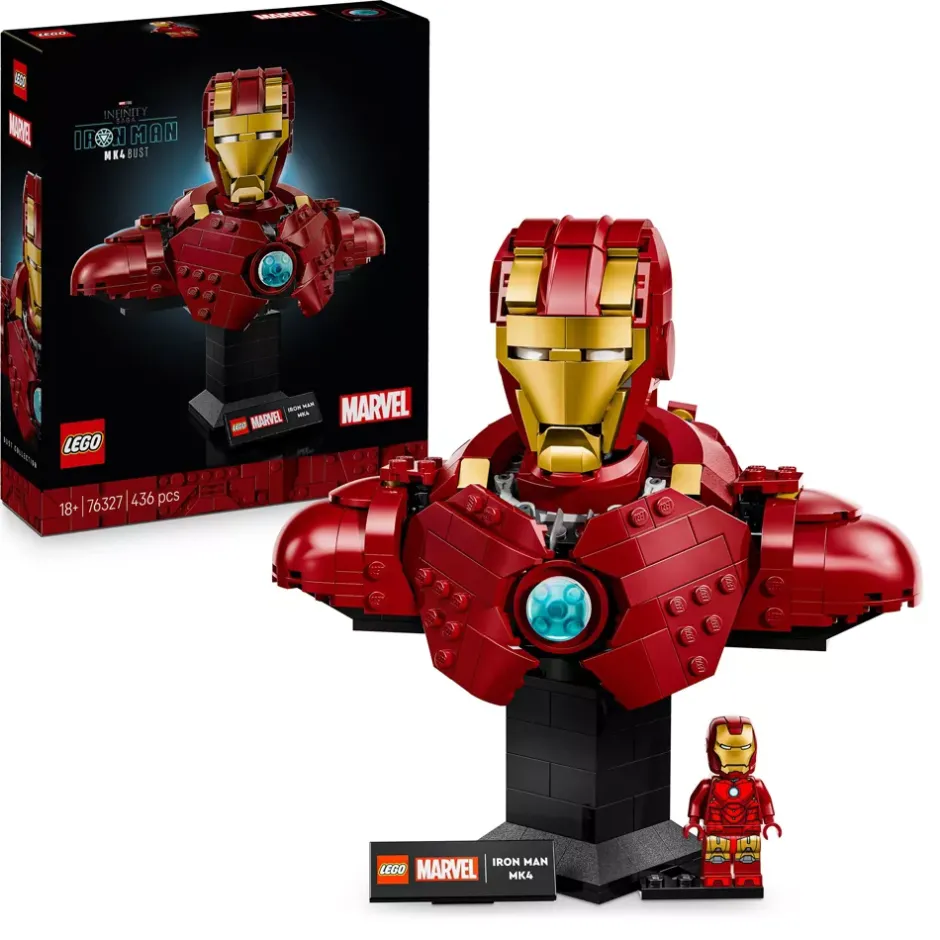 Best LEGO Marvel Buste d’Iron Man MK4 76327 Lego