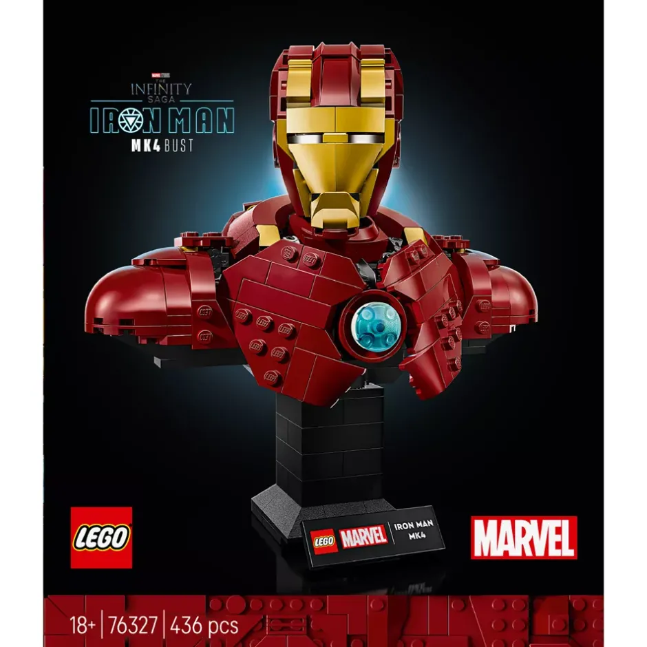 Best LEGO Marvel Buste d’Iron Man MK4 76327 Lego