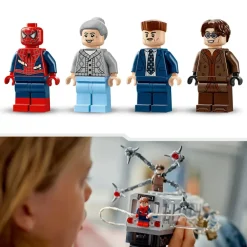 Best LEGO Marvel La scène du train de Spider-Man et Docteur Octopus 76321 Lego