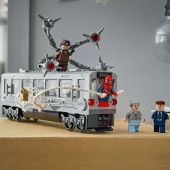 Best LEGO Marvel La scène du train de Spider-Man et Docteur Octopus 76321 Lego