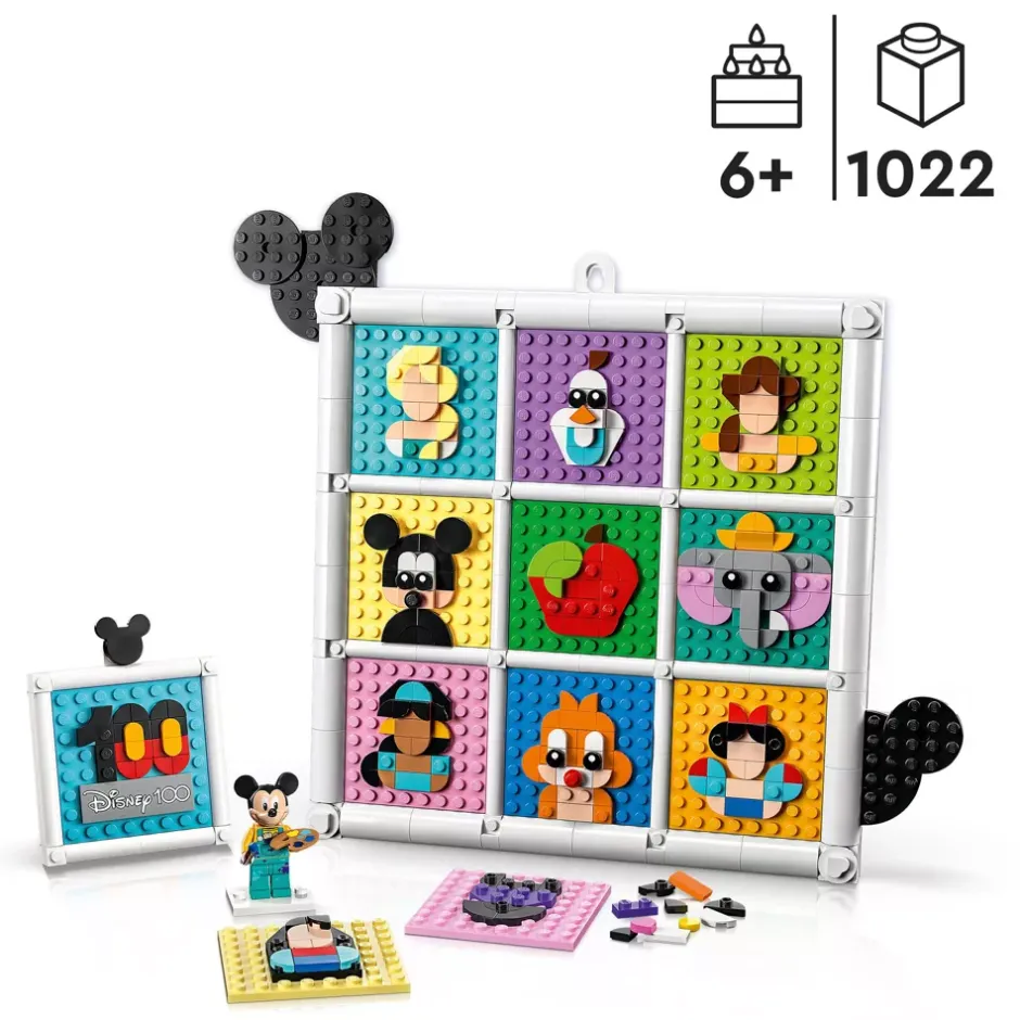 Clearance LEGO Set de décoration 100 ans d'icônes Disney Lego