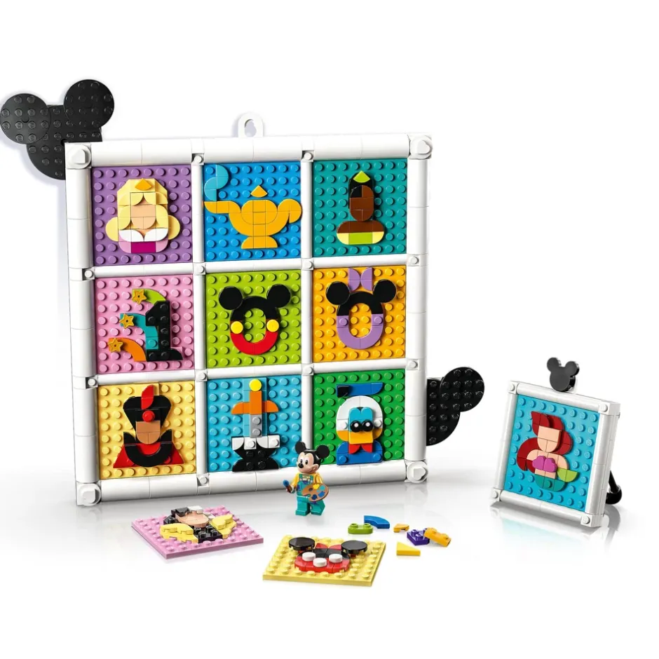 Clearance LEGO Set de décoration 100 ans d'icônes Disney Lego