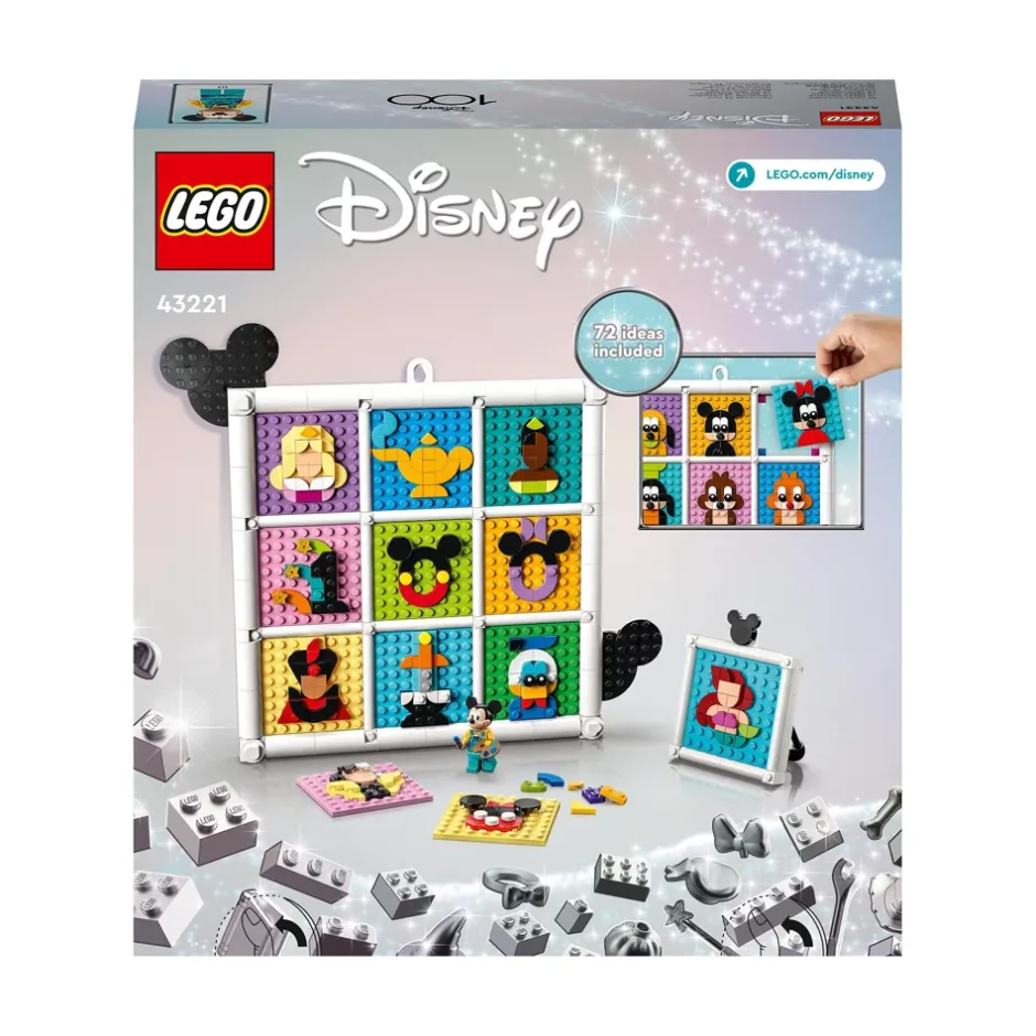 Clearance LEGO Set de décoration 100 ans d'icônes Disney Lego