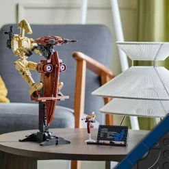 Best LEGO Star Wars Droïde de combat sur son STAP 75428 Lego