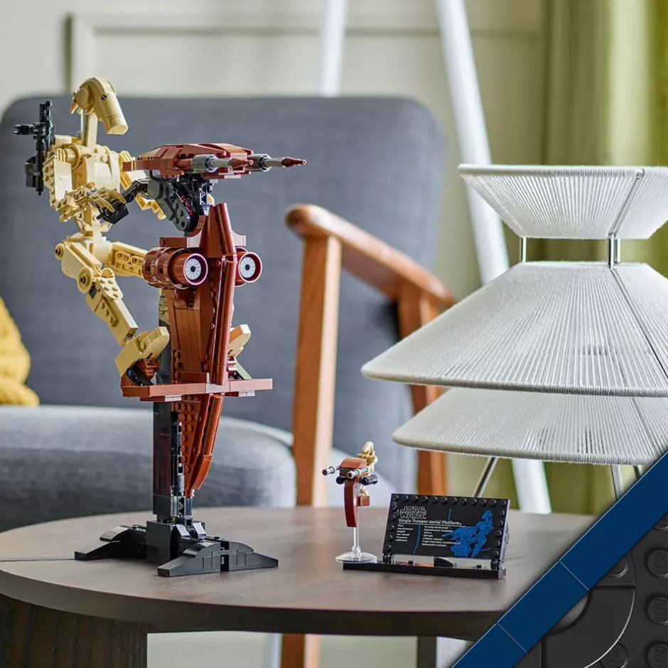 Best LEGO Star Wars Droïde de combat sur son STAP 75428 Lego