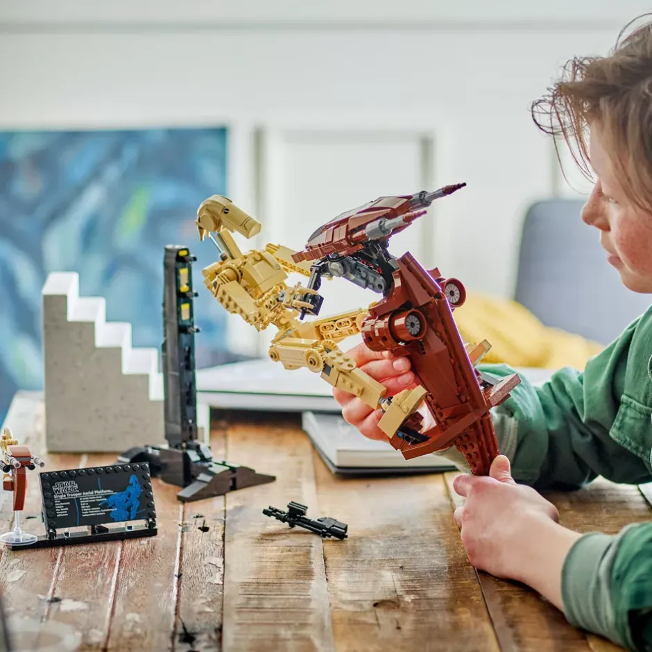 Best LEGO Star Wars Droïde de combat sur son STAP 75428 Lego