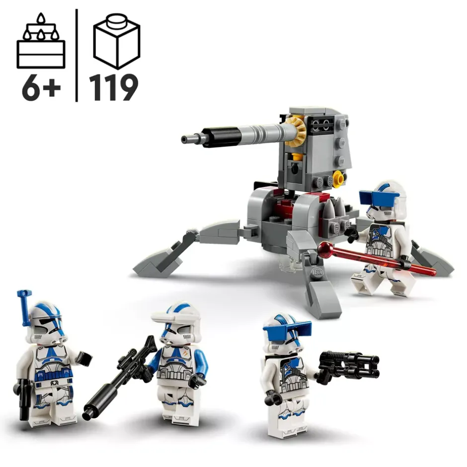 Discount LEGO Star Wars 75345 Pack de combat des Clone Troopers de la 501e légion Lego