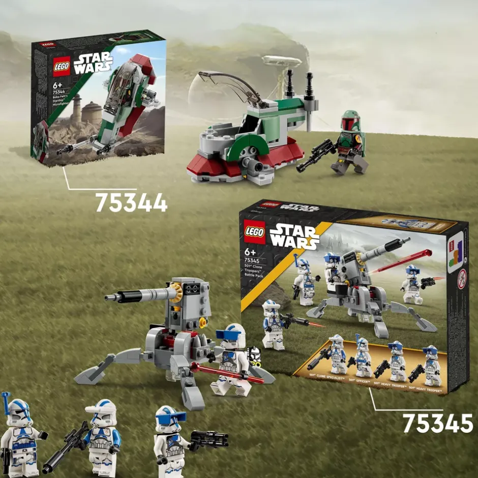 Discount LEGO Star Wars 75345 Pack de combat des Clone Troopers de la 501e légion Lego