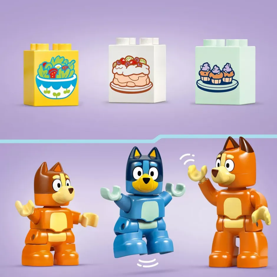 Hot LEGO DUPLO La maison de famille de Bluey et le jeu de mémoire 10459 Lego