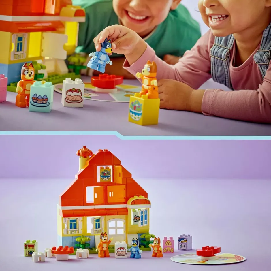 Hot LEGO DUPLO La maison de famille de Bluey et le jeu de mémoire 10459 Lego
